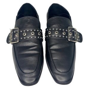 Vintage Havana Maureen studded buckle loafers Sz 8